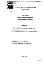 đề tài xây dựng hệ thống thông tin thống kê tổng điều tra năng lượng