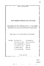 ứng dụng tin học trong quản lý tài chính kế toán tại cơ quan kiểm toán nhà nước  phạm lệ chi, phạm hạ thủy 