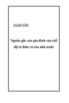 Nguồn gốc của gia đình của chế độ tư hữu và của nhà nước