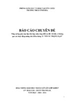 Tăng cường giáo dục đạo đức học sinh, lòng biết ơn đối với thầy cô thông qua các hoạt động mừng chủ điểm tháng 11   tôn sư trọng đạo