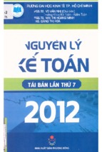 Nguyên lý kế toán 2012  võ văn nhị, mai thị hoàng minh, đặng thị hoa