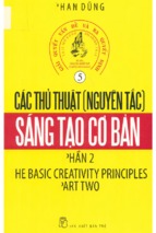 Các thủ thuật (nguyên tắc) sáng tạo cơ bản  phần 2  phan dũn