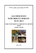 Giao trinh md03   nuôi chim cút sinh sản