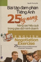 25 kỹ năng nâng cao hiệu quả trong giao dịch kinh doanh  nguyễn phương mai 