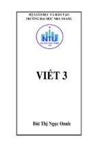 Viết 3  bùi thị ngọc oanh