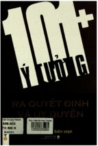 101+ ý tưởng ra quyết định và ủy quyền  thu hà, phí mai (chủ biên); alpha books biên soạn