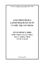 Giáo trình md01  lập kế hoạch sản xuất và tiêu thụ