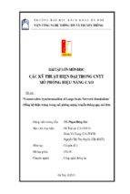 Microsoft word   đề tài conservative synchronization of large scale network simulations (đồng bộ thận trọng trong mô phỏng mạng truyền thông quy mô lớn)
