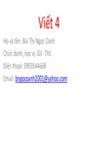 Viết 4  bùi thị ngọc oanh (năm 2015)