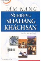 Cẩm nang nghiệp vụ nhà hàng khách sạn