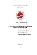 Khóa luận tốt nghiệp di tích lịch sử và lễ hội đền trạng trình nguyễn bỉnh khiêm ở huyện vĩnh bảo, hải phòng