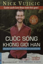 Cuộc sống không giới hạn  nick vujicic; nguyễn bích lan biên dịch 