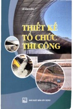 Thiết kế tổ chức thi công