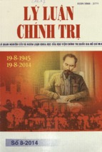 Lý luận chính trị , số 8, 2014