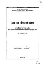 Một số giải pháp tăng cường giáo dục kỹ năng sống ở một số trung tâm học tập cộng đồng