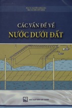 Các vấn đề về nước dưới đất  nguyễn hồng đức, nguyễn viết minh