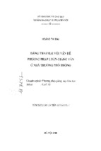 Luận án tiến sĩ đặng thai mai với vấn đề phương pháp luận giảng văn ở nhà trường phổ thông