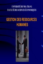 Giáo trình gestion des ressources humaines