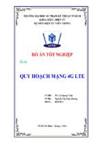 Quy hoạch mạng 4g lte