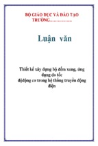 Thiết kế xây dựng bộ đếm xung, ứng dụng đo tốc độ động cơ trong hệ thống truyền động điện