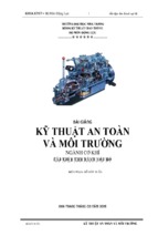 Kỹ thuật an toàn và môi trường  hồ đức tuấn