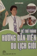 để trở thành hướng dẫn viên du lịch giỏi  nguyễn văn quảng