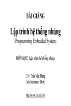 Lập trình hệ thống nhúng