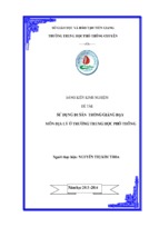 Sáng kiến kinh nghiệm sử dụng di sản trong giảng dạy môn địa lý ở trường trung học phổ thông