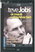 Steve jobs  sức mạnh của sự khác biệt  huỳnh ngọc phiê