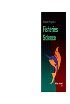 Research progress in fisheries science  william hunter