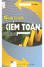 Giáo trình kiểm toán   dành cho sinh viên các trường đh, cđ khối kinh tế  phan trung kiên