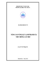 Nâng cao năng lực cạnh tranh viễn thông cần thơ