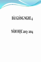 Bài giảng nghe 4 