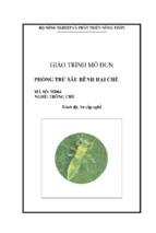 giáo trình phòng trừ sâu bệnh hại chè