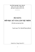 Kỹ năng làm việc nhóm