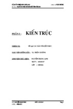 Luận văn vẽ lại các bản vẽ kiến trúc