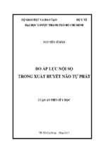 Nghiên cứu ứng dụng đo áp lực nội sọ trong xuất huyết não tự phát