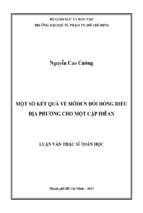 Một số kết quả về môđun đối đồng điều địa phương cho một cặp iđêan