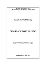 Quy hoạch toàn phương