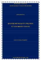 Quan hệ đối ngoại của nhật bản từ năm 1868 đến năm 1912