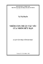 Nhóm con chuẩn tắc yếu của nhóm hữu hạn