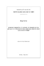 đánh giá ảnh hưởng của số liệu vệ tinh đến dự báo quỹ đạo và cường độ bão megi (2010) bằng phương pháp đồng hóa lọc kalman tổ hợp