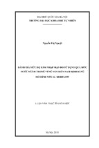 đánh giá mức độ xâm nhập mặn do sử dụng quá mức nước ngầm trong vùng ven biển nam định bằng mô hình visual modflow