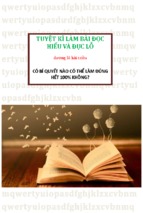 Tuyệt kỹ làm bài đọc hiểu và đục lỗ môn tiếng anh (rất hay)