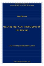 Quan hệ việt nam   trung quốc từ 1991 đến 2003