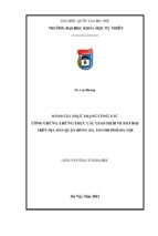 đánh giá thực trạng công tác công chứng, chứng thực các giao dịch về đất đai trên địa bàn quận đống đa, thành phố hà nội