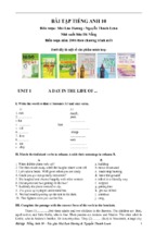 Bài tập trắc nghiệm tiếng anh 10   mai lan hương (file word)