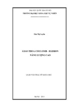 Giao thoa coulomb hadron năng lượng cao