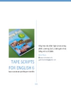 Tape scripts sgk tiếng anh 6 thí điểm