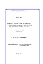 Nghiên cứu đa dạng và đặc điểm sinh học của nấm túi họ xylariaceae ở mường phăng   điện biên và cúc phương   ninh bình